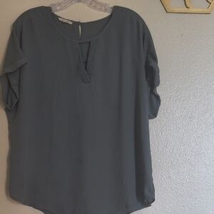 Maurices Slate Gray Blouse